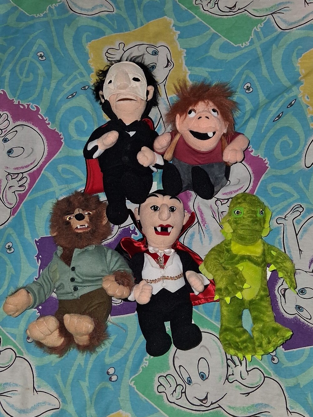90s Universal Monsters Vintage Plush Beanie Lot Bundle Horror Movie